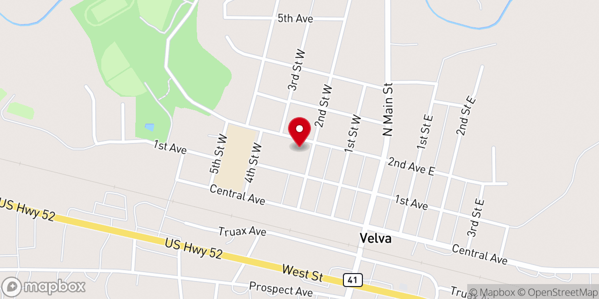 Map showing location of St Cecilia Catholic Church