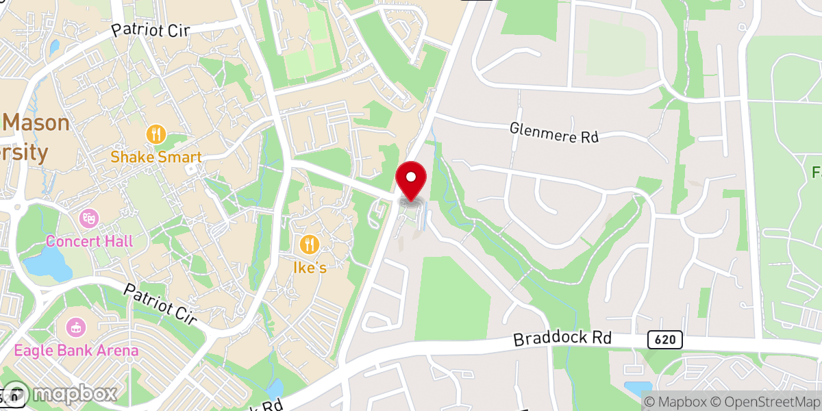 Map showing location of St. Robert Bellarmine Chapel