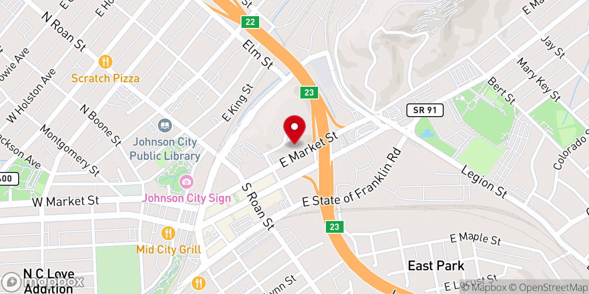 Map showing location of Saint Marys Catholic Church (Historic)