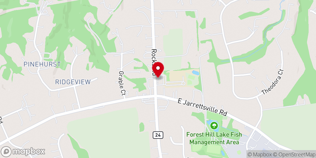 Map showing location of West Harford Cooperative Parish