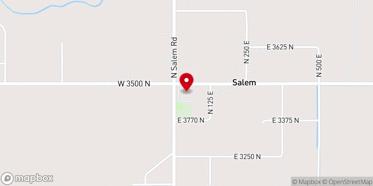 Map showing location of Salem Lds Church