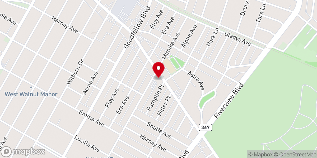 Map showing location of Greater Pentecostal Church