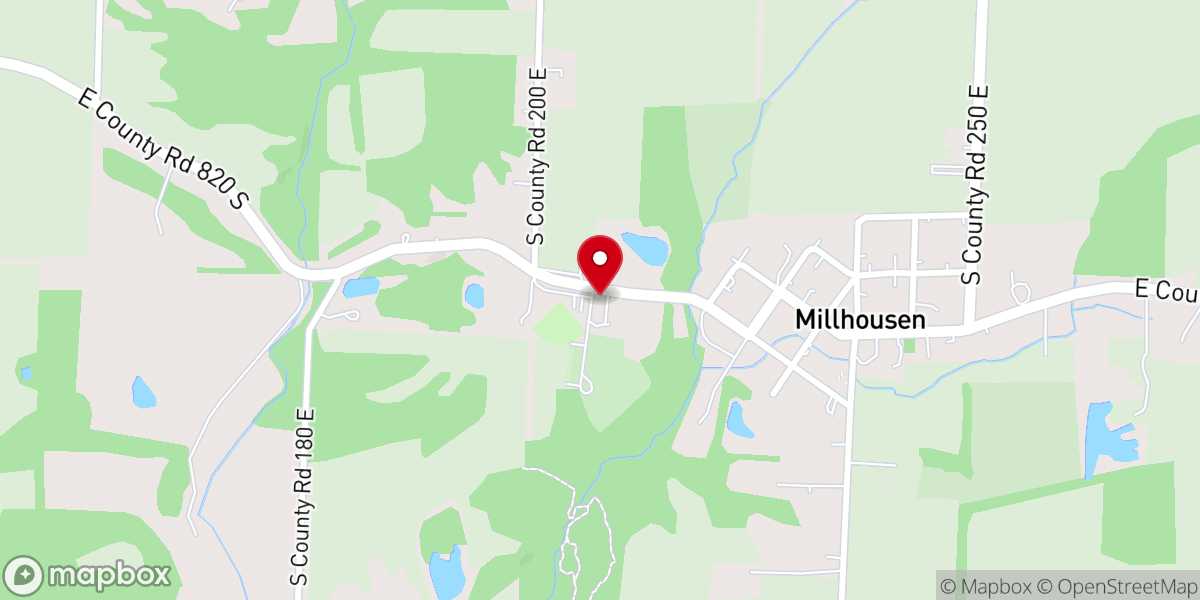 Map showing location of Immaculate Conception Catholic Church