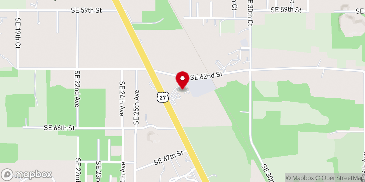 Map showing location of Spirit Life Church