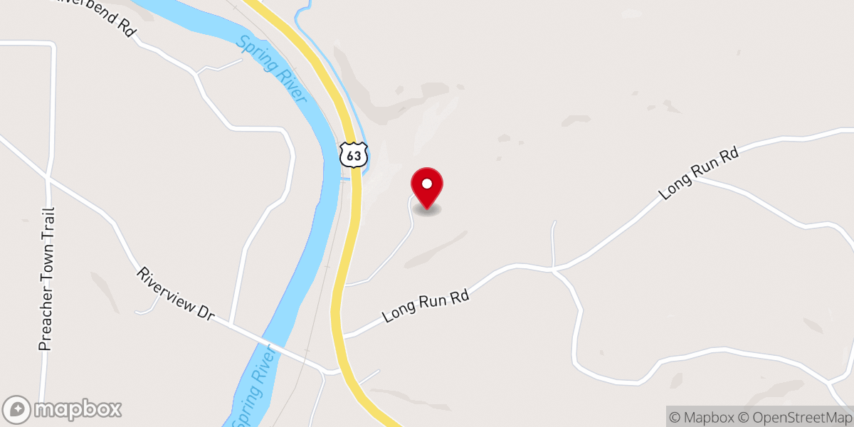 Map showing location of Camp Hosanna