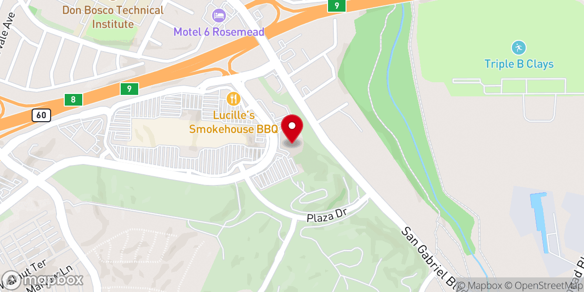 Map showing location of Calvary Chapel Renaissance