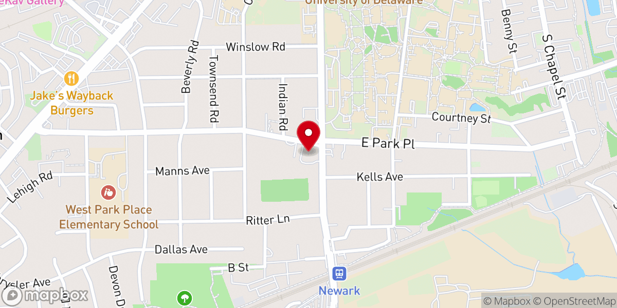 Map showing location of Great Exchange Church