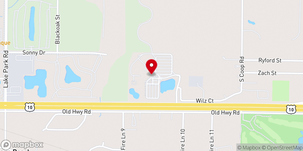 Map showing location of Christ The Rock Community Church