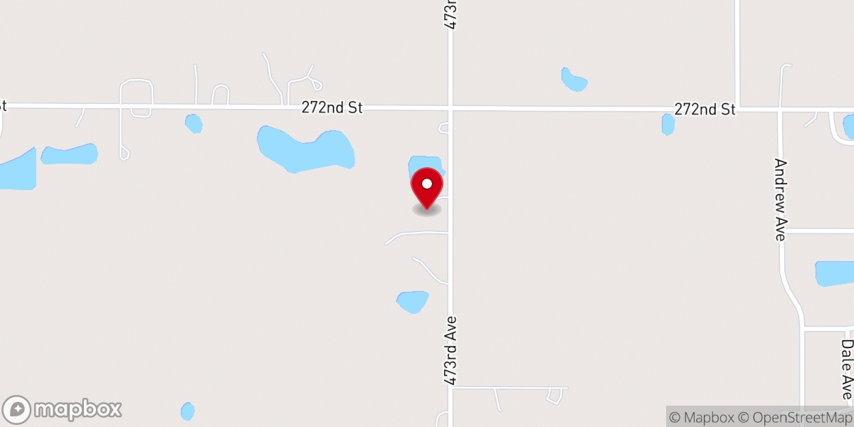 Map showing location of Hope Community Church