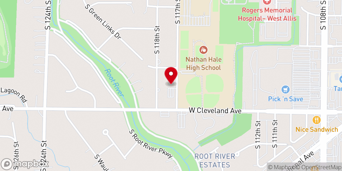 Map showing location of Berean Grace Bible Church