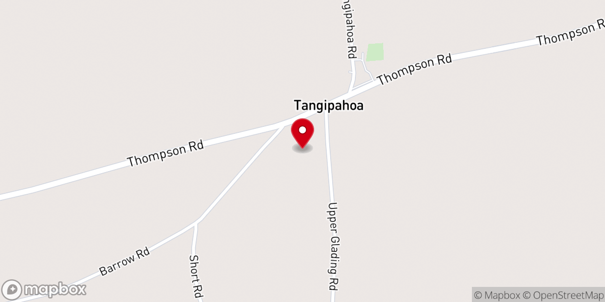 Map showing location of Mount Canaan Church