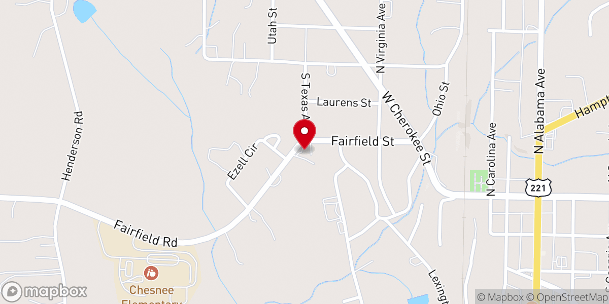 Map showing location of Friends In Christ Untd Methodist