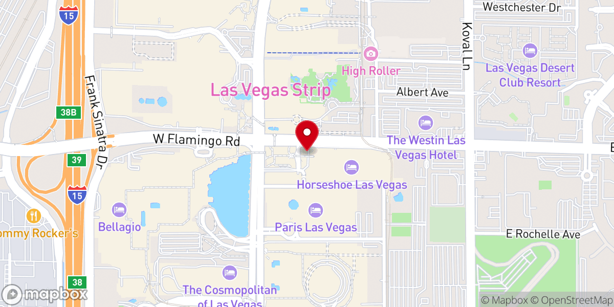 Map showing location of Sci-Fi Wedding Chapel, Las Vegas