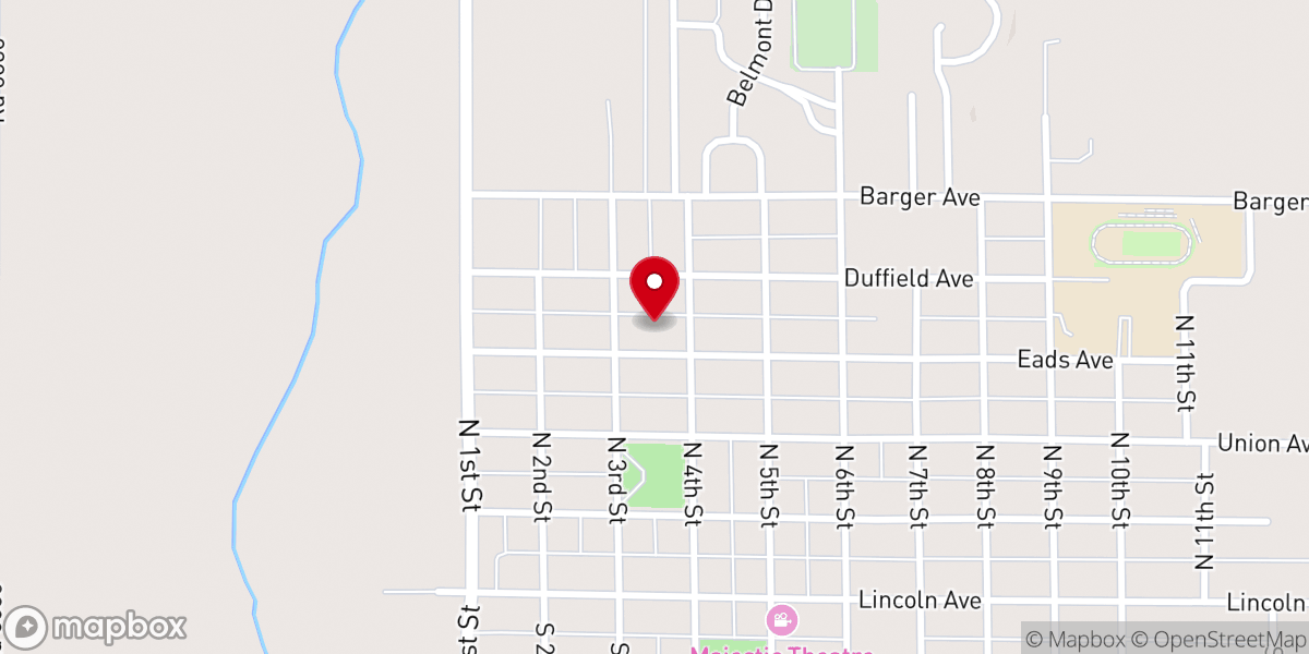Map showing location of Sacred Heart of Jesus Catholic Church, Hebron