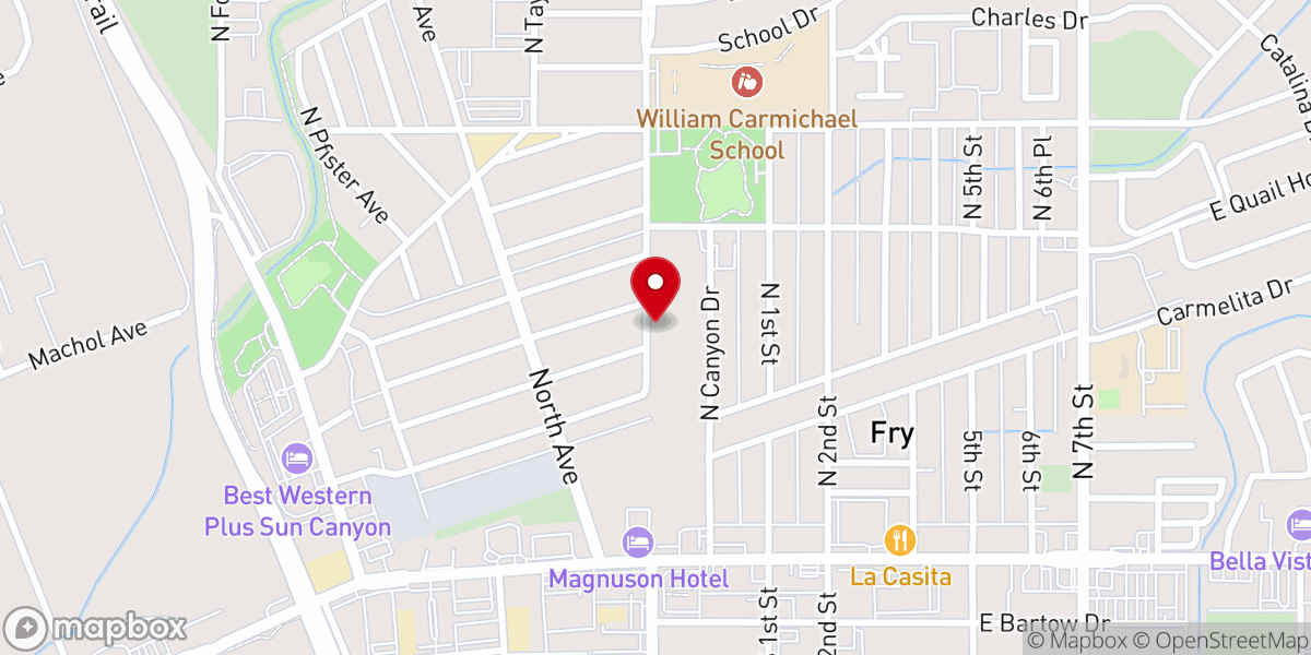 Map showing location of Aposotlic Truth Tabernacle