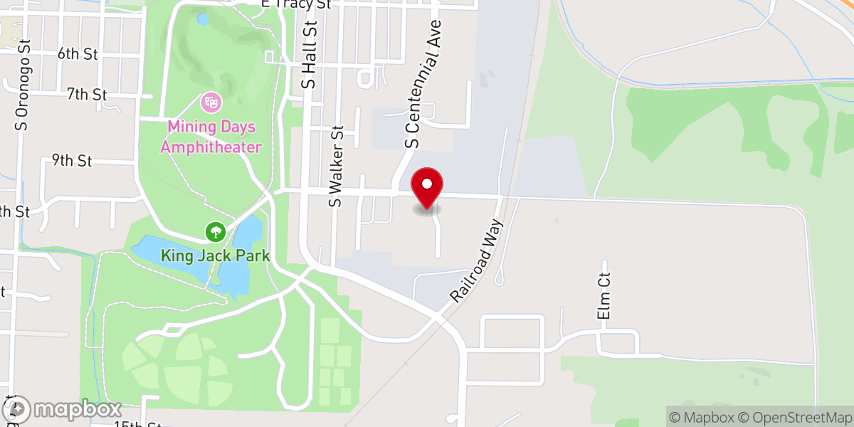 Map showing location of Chappel Casket