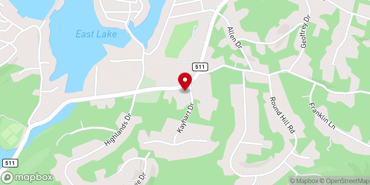 Map showing location of Heritage Reformed Congregation of New Jersey