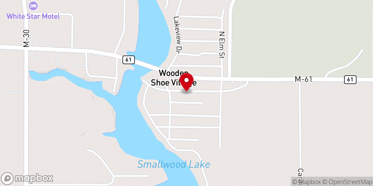Map showing location of Good Shepherd Christian Fellowship Gladwin