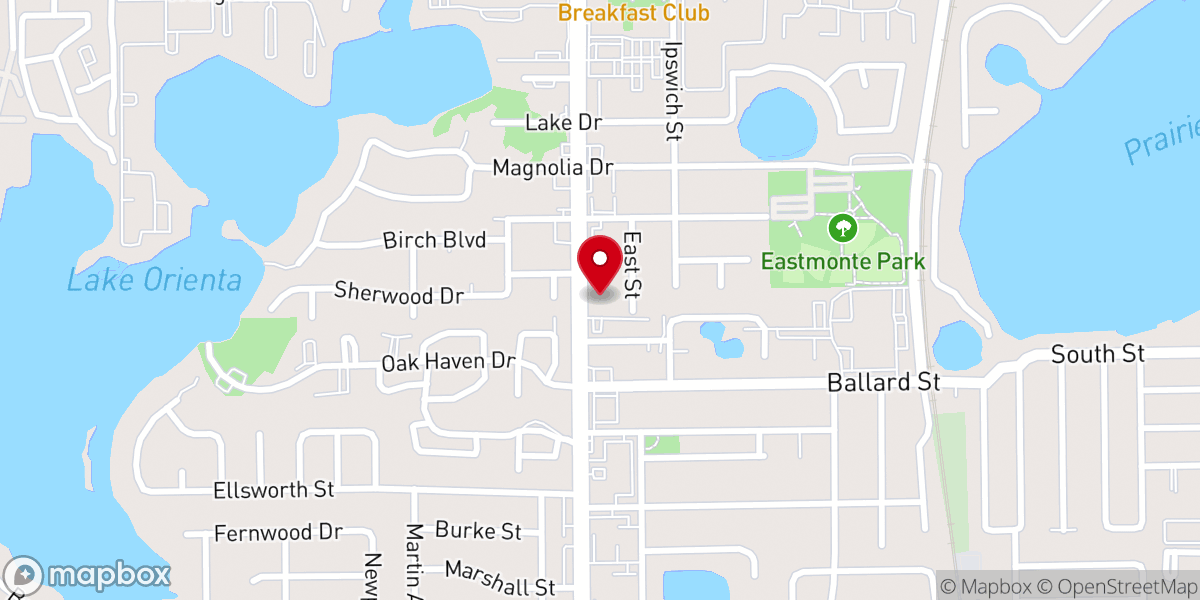 Map showing location of Altamonte Springs Seventh-day Adventist Church