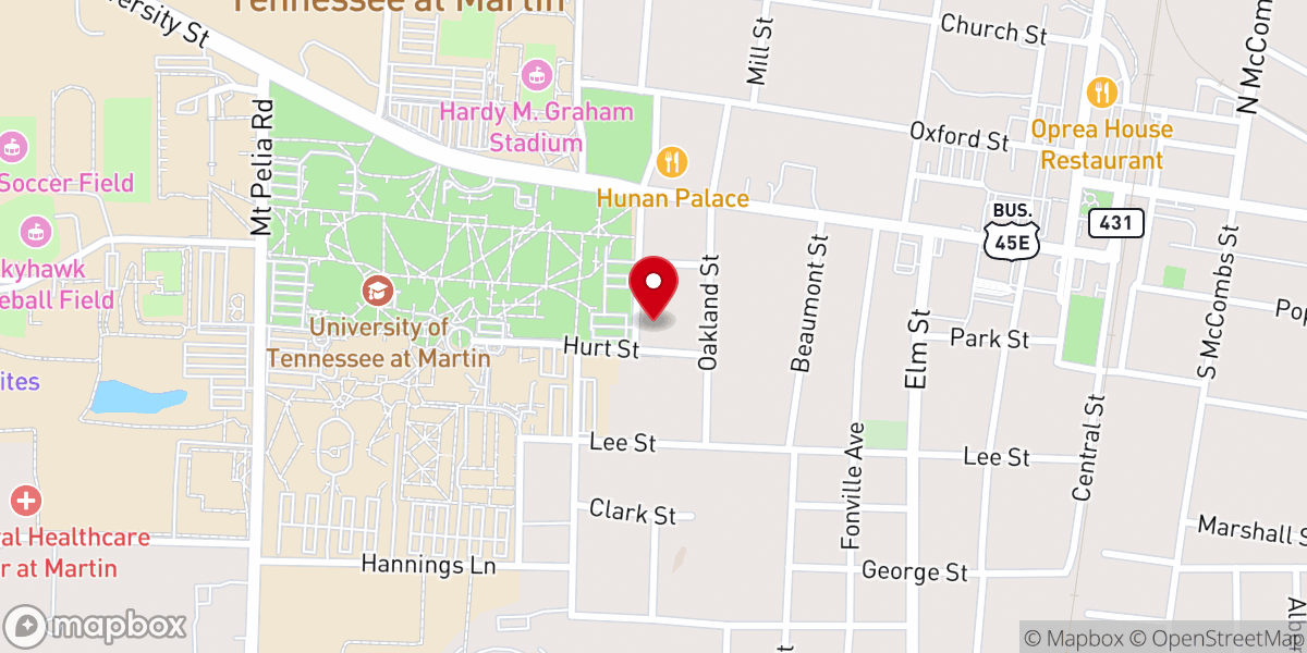 Map showing location of The Wesley Foundation