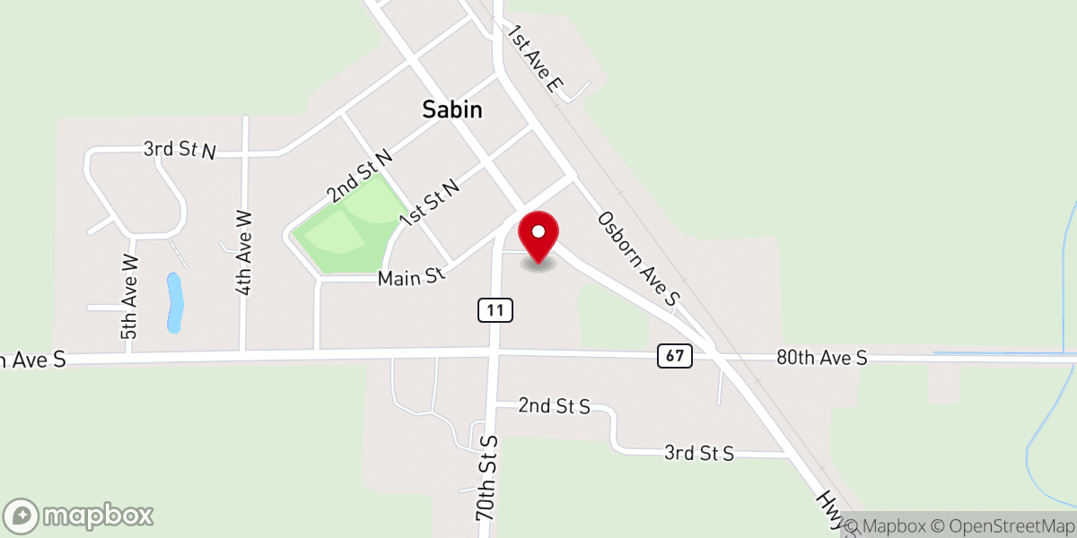 Map showing location of St Cecilia's Church