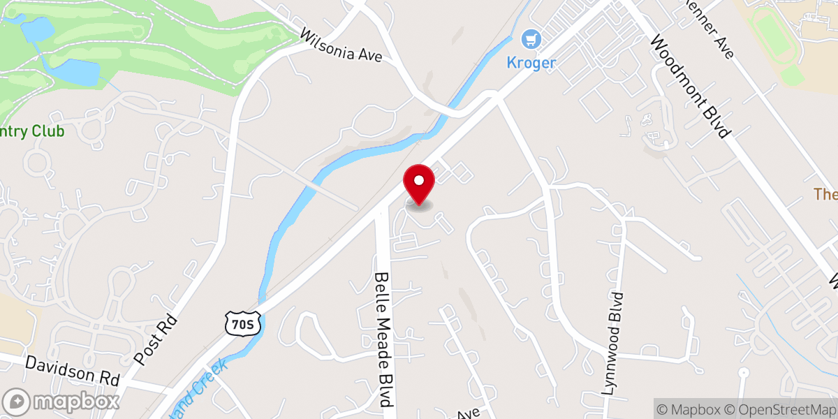 Map showing location of Saint Georges Episcopal Church