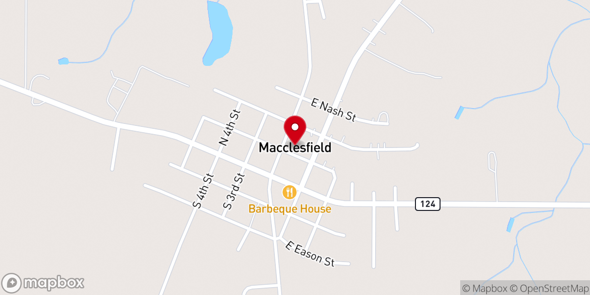 Map showing location of Community Bible Holiness Ch