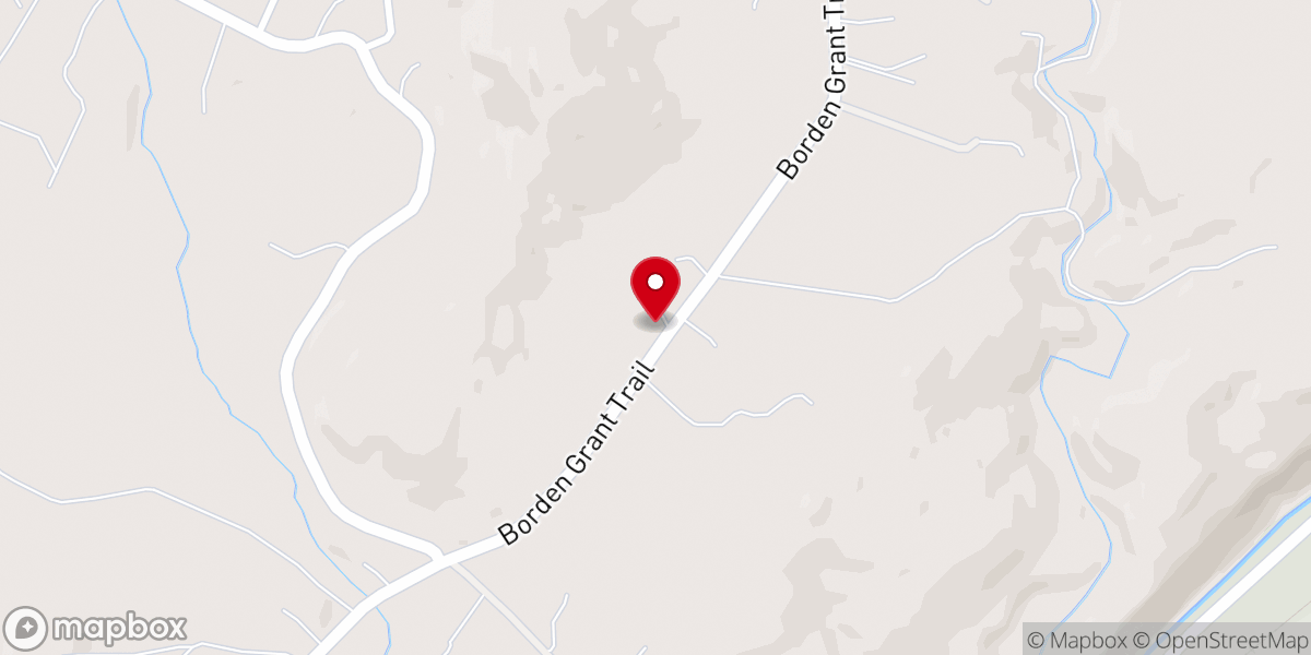 Map showing location of Mountain View Church