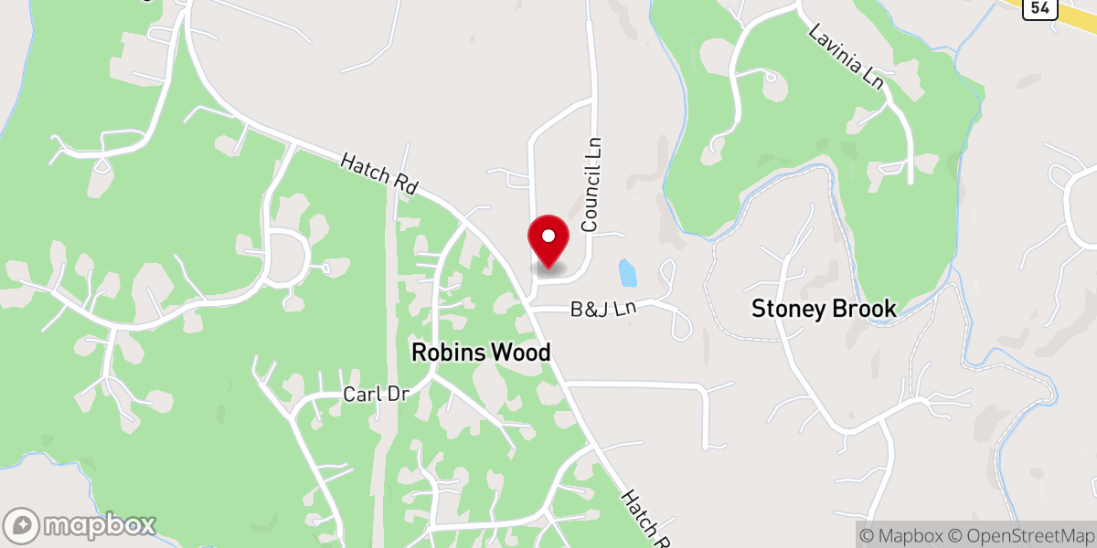 Map showing location of St. John Holy Church