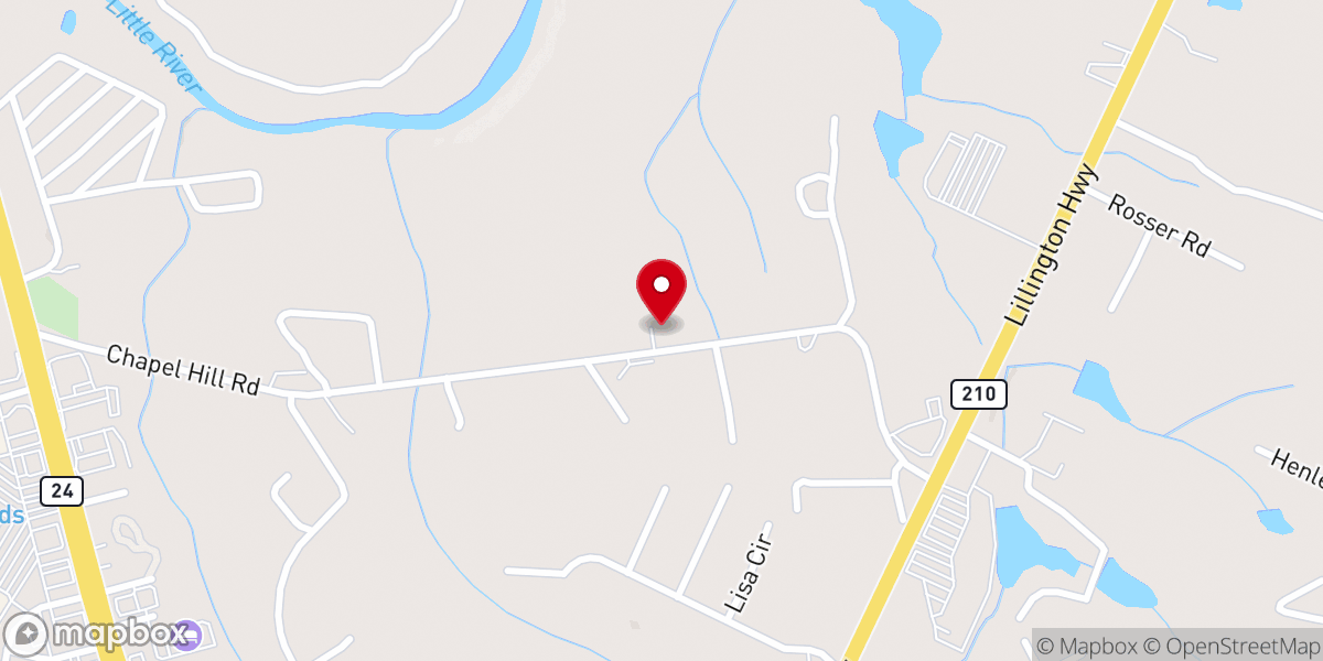Map showing location of Refreshing Springs Ministry