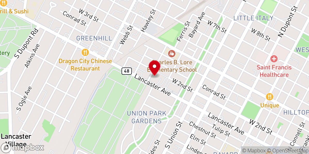 Map showing location of The Glorious Church