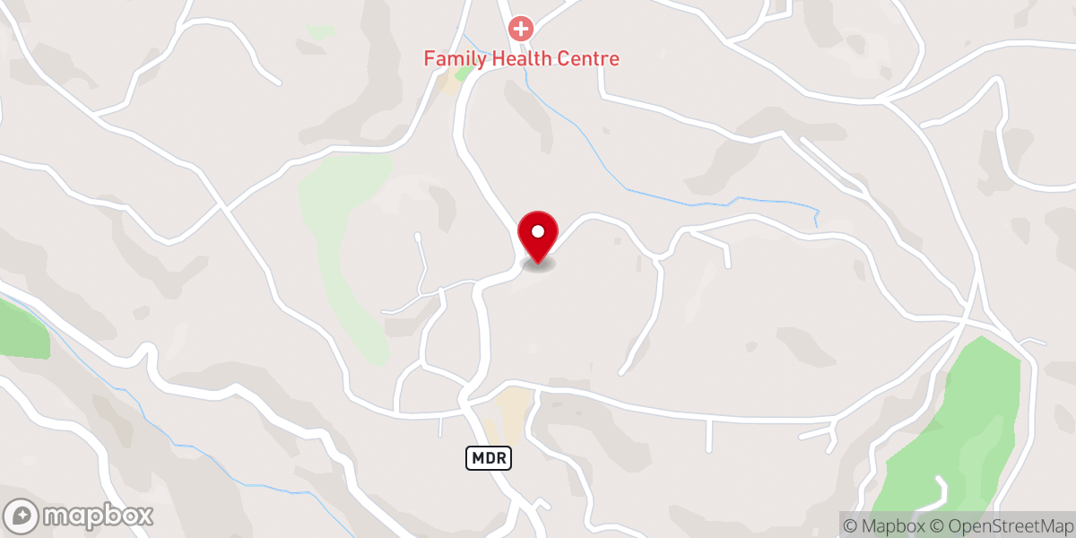 Map showing location of St. John's Orthodox Church, Kadammanittapally