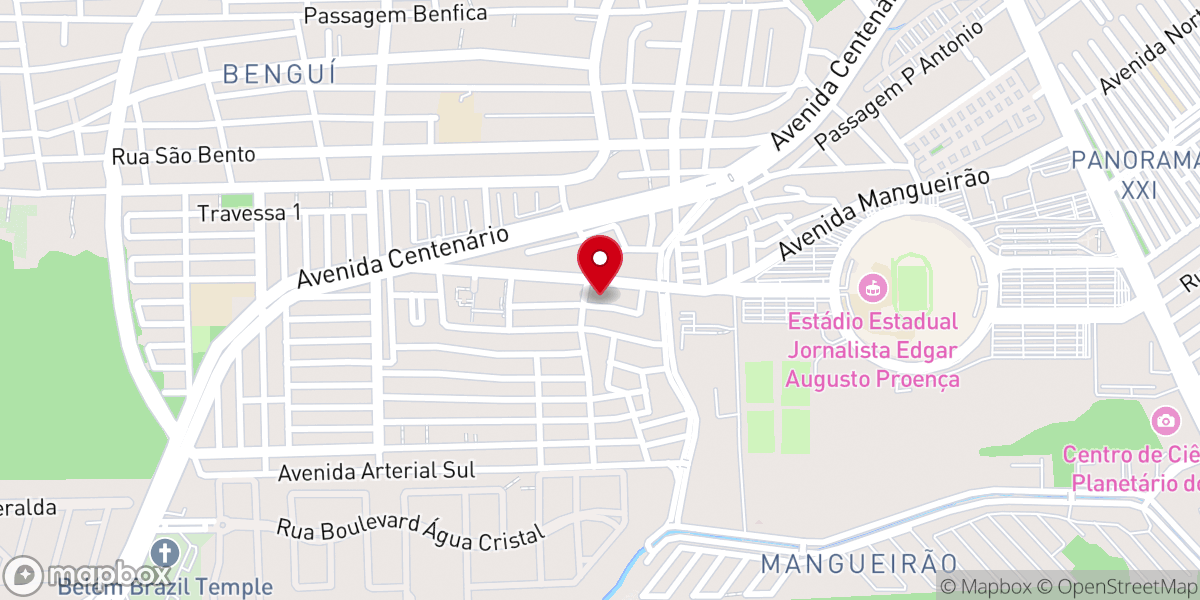 Map showing location of IGREJA PENTECOSTAL PÃO DA VIDA Ministério de Curas e Libertação pelo poder de Deus
