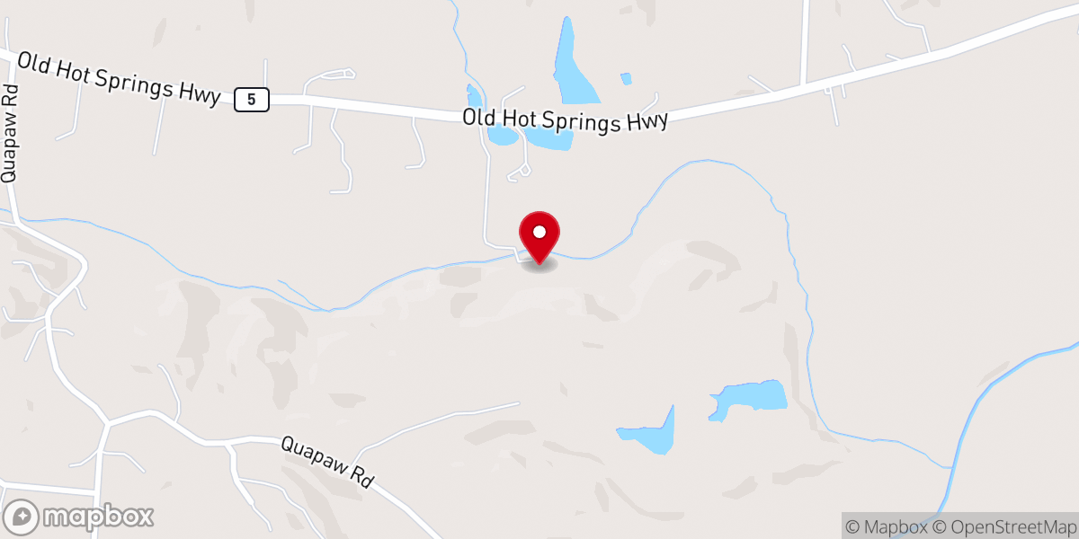 Map showing location of St. John's Chapel By the Creek