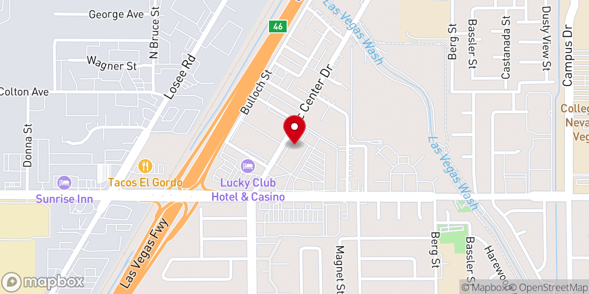 Map showing location of Casa de oración llamado de Dios espiritu santo y fuego