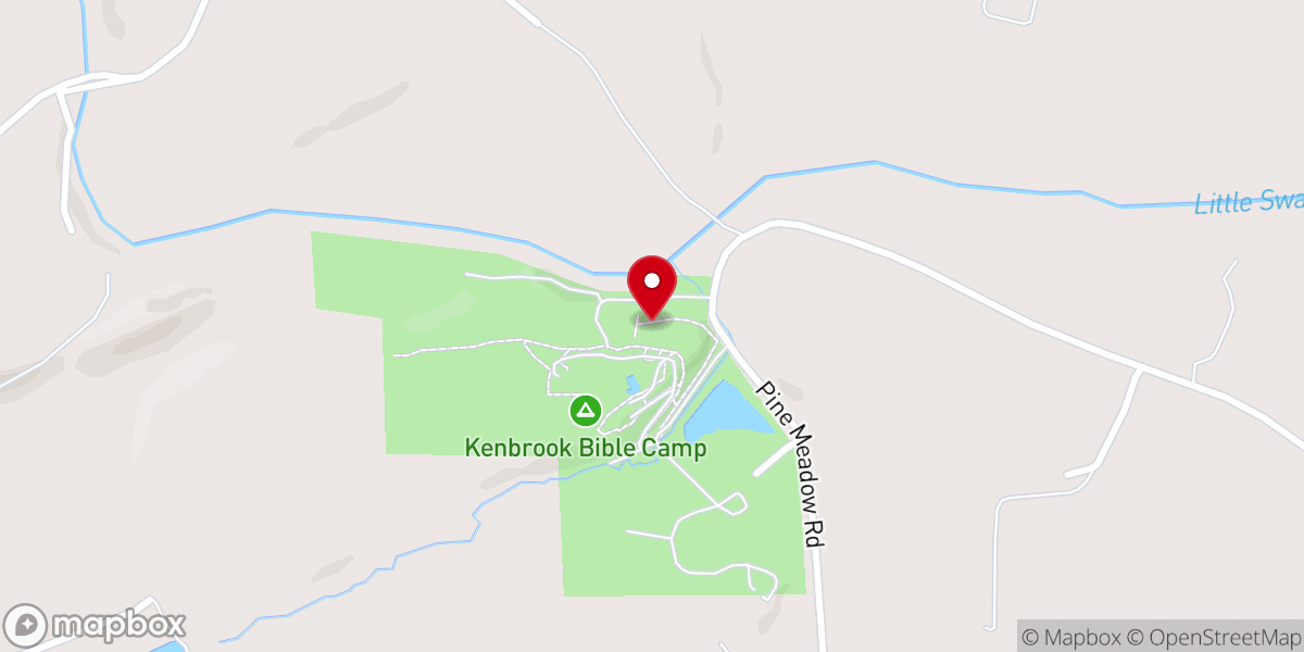 Map showing location of Outdoor Chapel