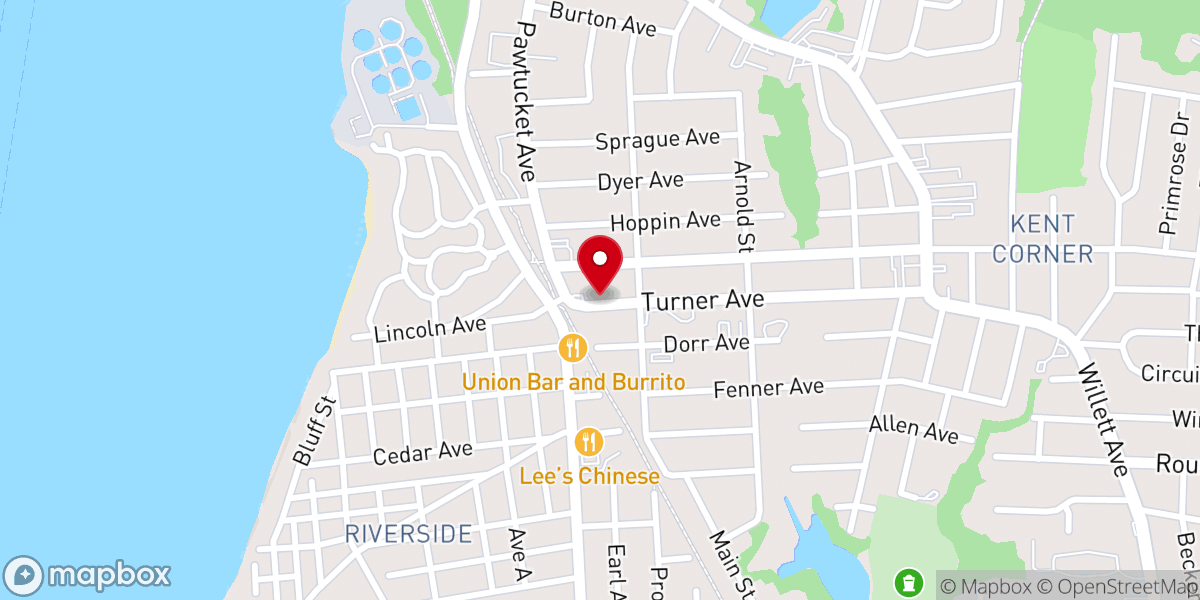 Map showing location of Christ Reformed Presbyterian Church