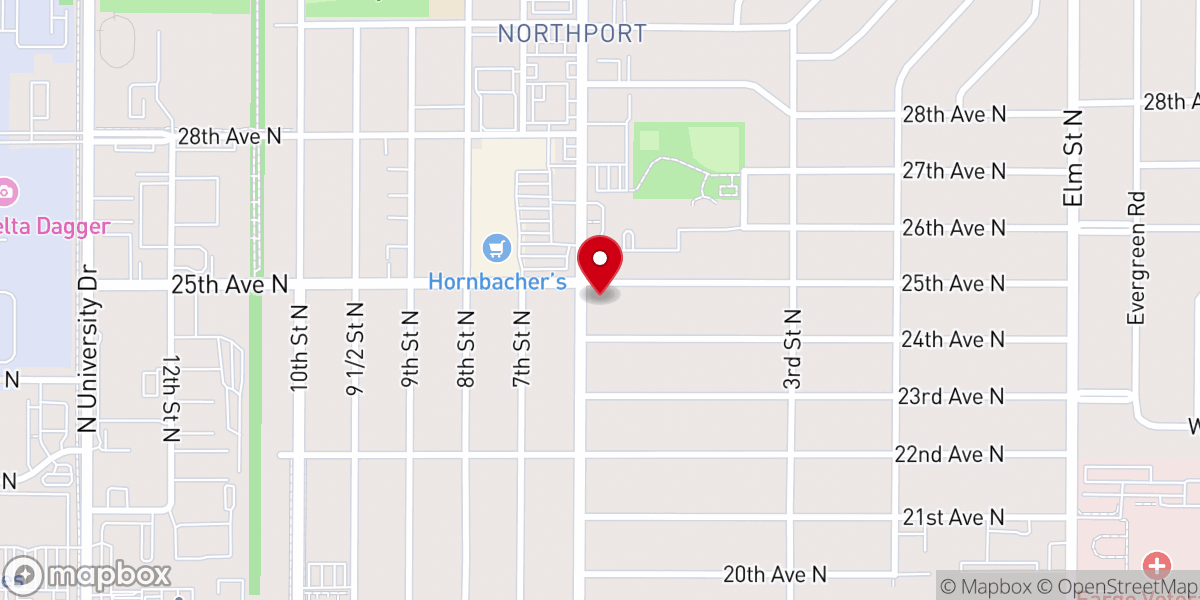 Map showing location of All Saints Russian Orthodox Church