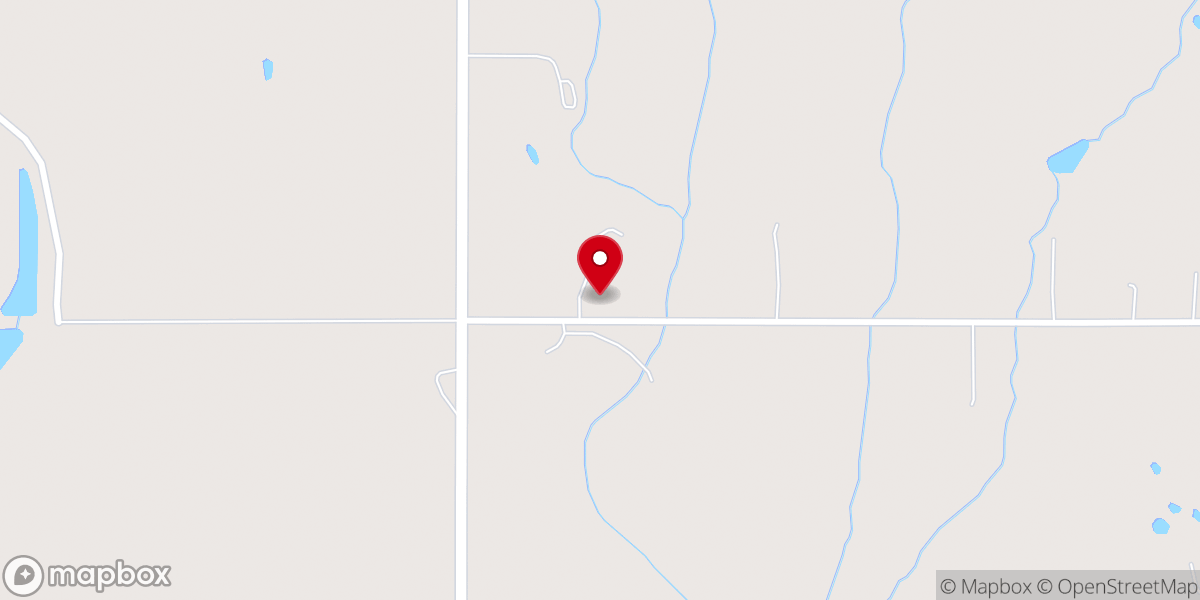 Map showing location of Kickapoo Friends Center
