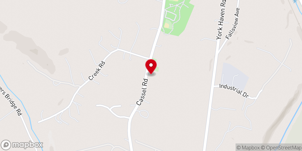 Map showing location of Cassels Community Church