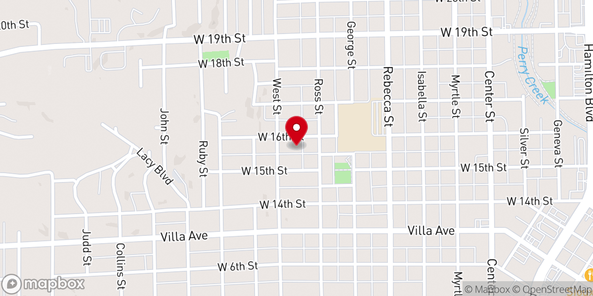 Map showing location of Iglesia Bautista Hispana Monte Sinai De Sioux City Ia