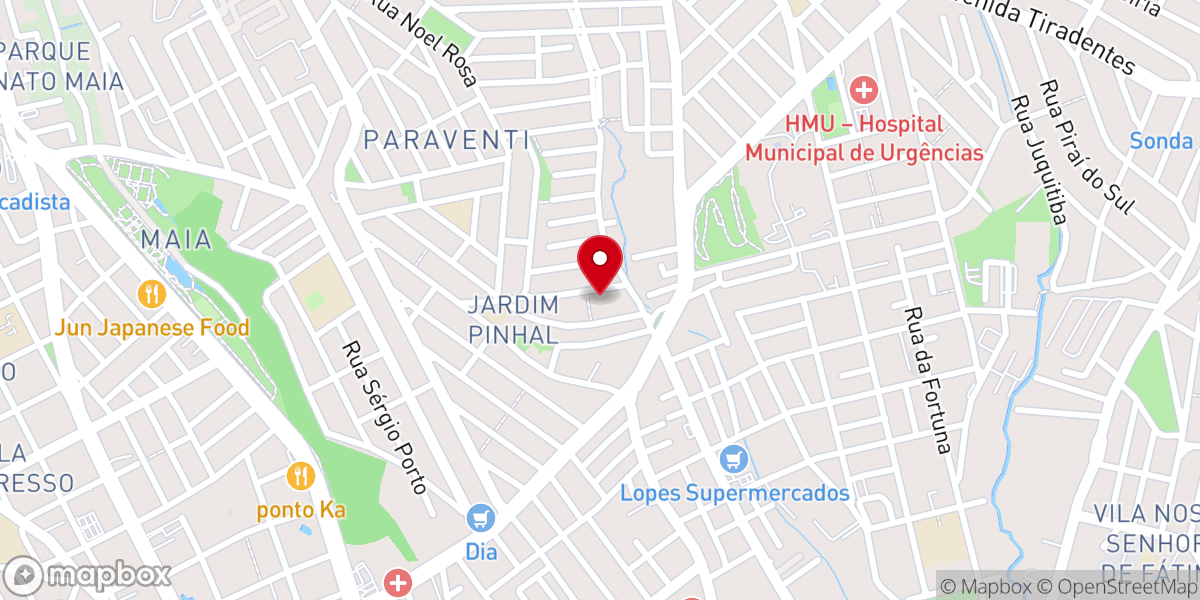 Map showing location of Igreja Assembléia de Deus Ministerio Madureira