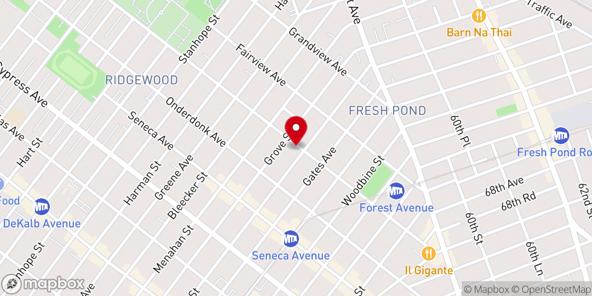 Map showing location of House of Worship Christian Church
