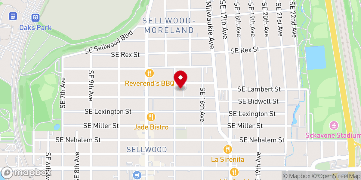 Map showing location of Immanuel Lutheran Church