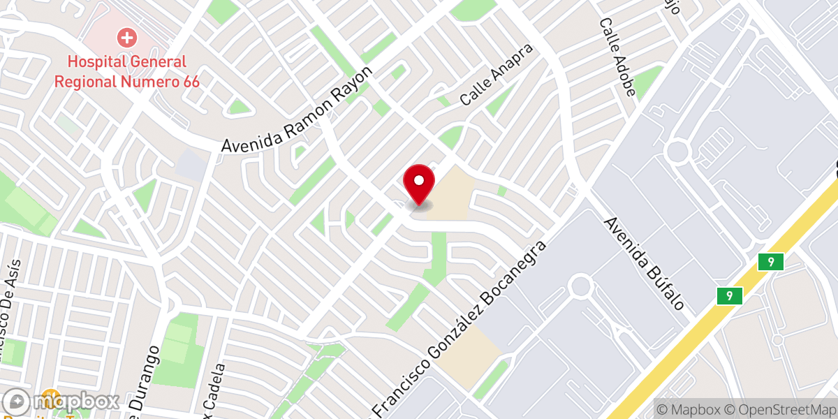 Map showing location of Iglesia Cristiana Torre Fuerte