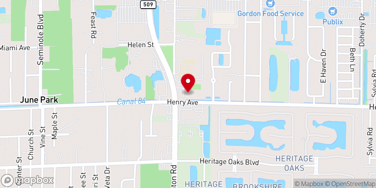Map showing location of Awake Christian Church