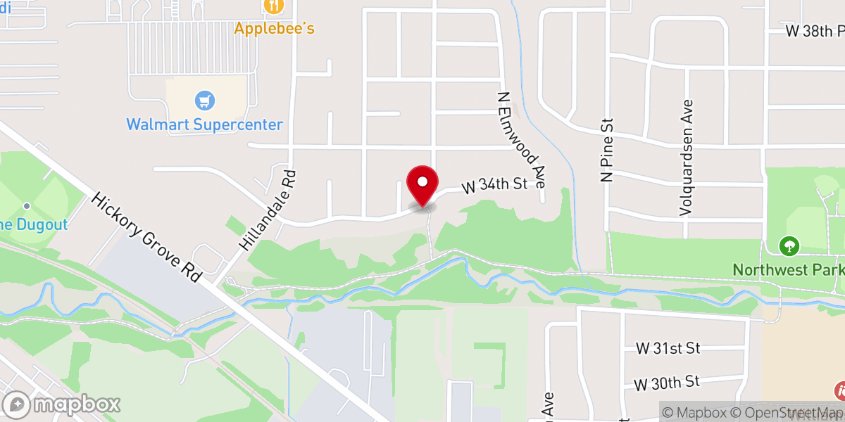 Map showing location of Agape Christian Fellowship Outreach Inc