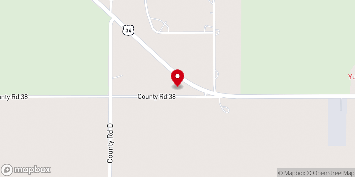 Map showing location of Faith Bible Baptist Church