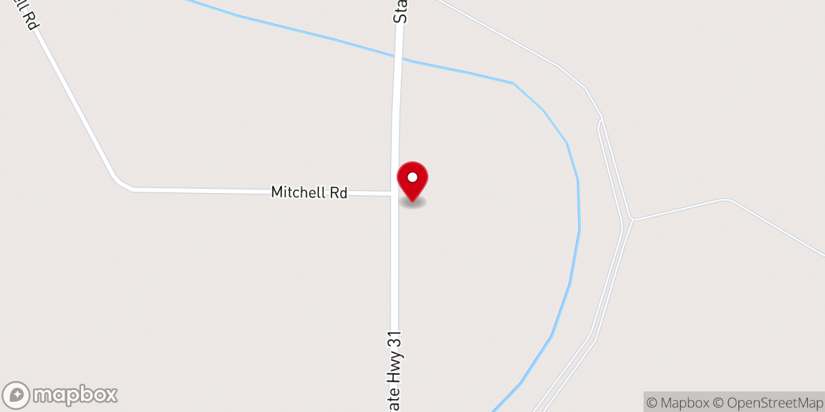 Map showing location of St Mark Missionary Baptist