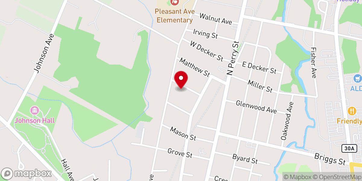 Map showing location of Saint Anthonys Church (former)